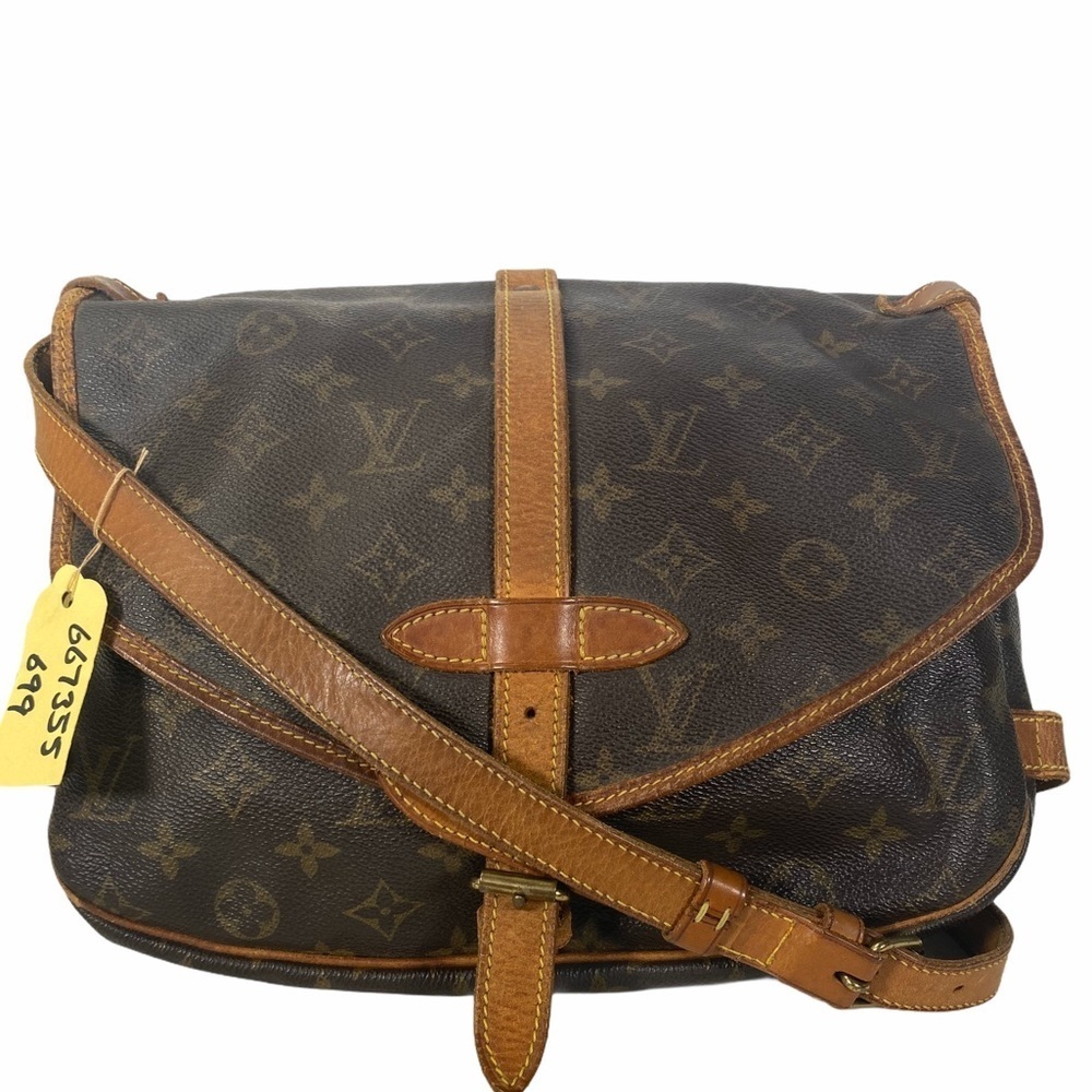 Louis Vuitton Crossbody bag Saumur Brown monogram